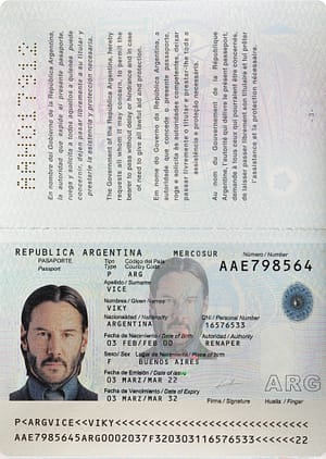 Argentina Passport 2022