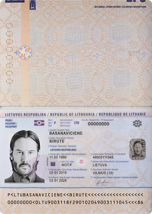Lithuania Passport 2019