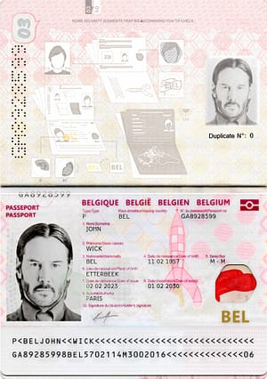 Belgium Passport 2022