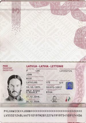 Latvia Passport 2015