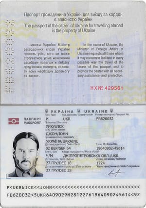 Ukraine Passport 2023